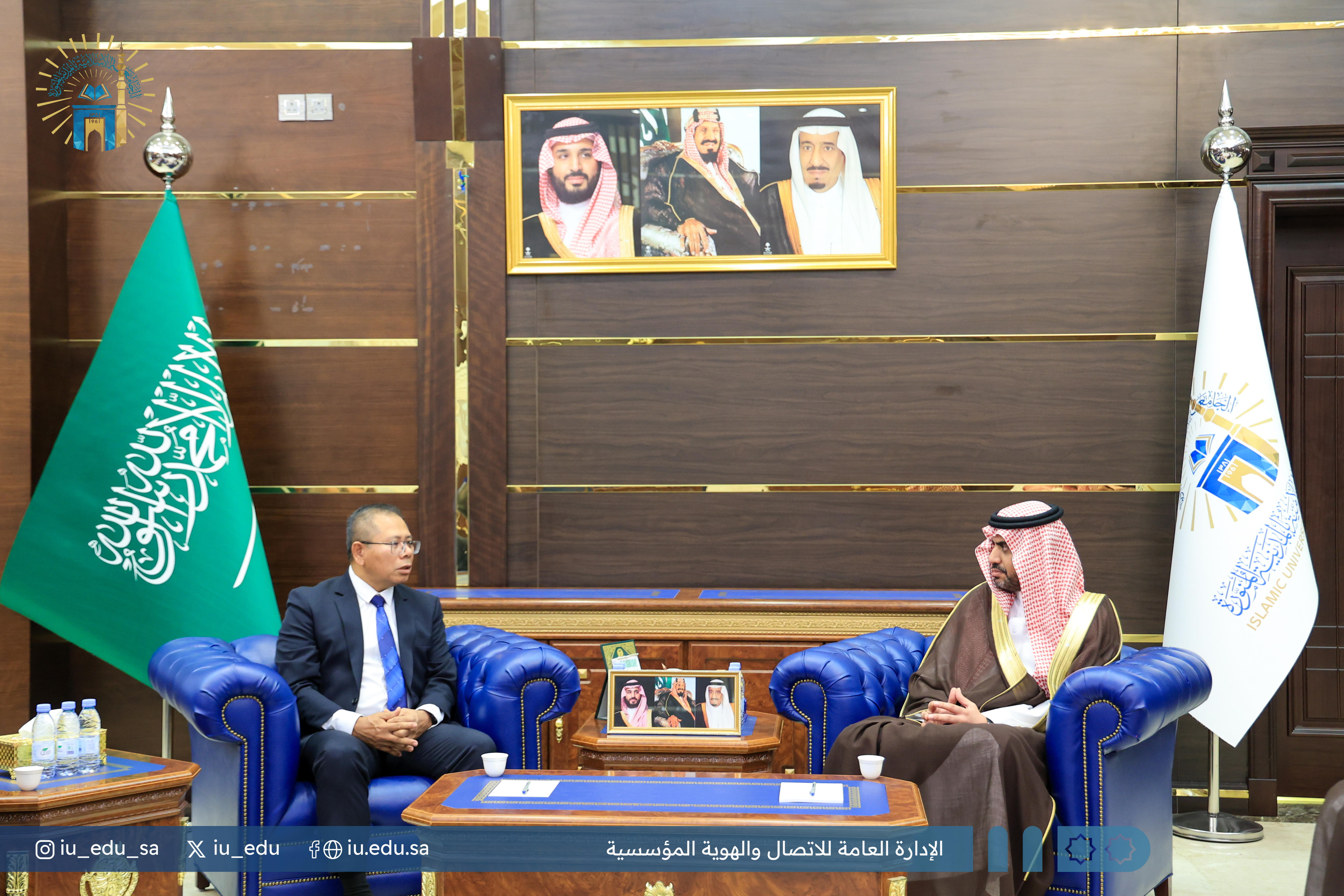 رئيس الجامعة الإسلامية يستقبل سفير ماليزيا لدى المملكة